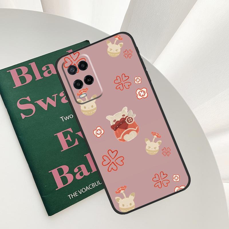 Genshin Impact Klee Case For Oppo A52 A72 A76 A96 A54 A74 A94 A54S A57S A58 A78 A98 A57 A77 A15 A16 A17 Cover