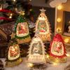 Christmas Decoration Glowing Christmas Tree Christmas Crystal Ball Snowflakes Light Christmas Tree Desktop Ornaments Night Light