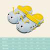 Summer children slippers new boy slippers soft sole anti slip girl shoe cute cartoon boy shoe hollowed out girl caterpillar shoe