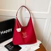 Womens Canvas Tote Bag Large Capacity With Printed Design Soft Material For Street Fashion Daily Carry