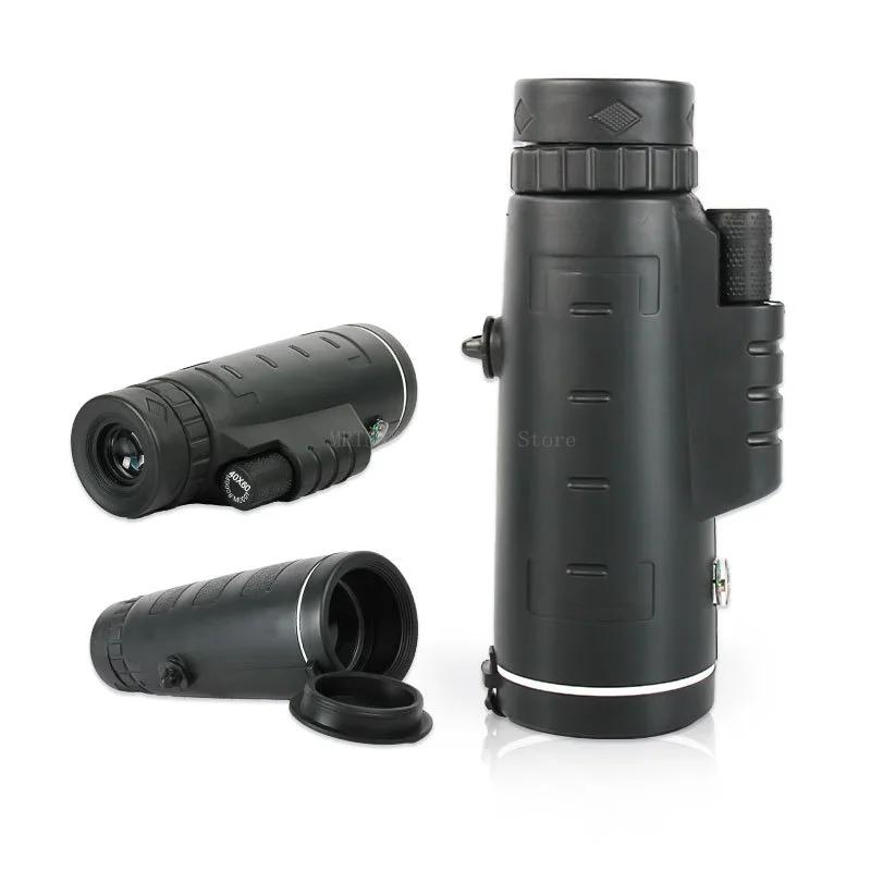 40X60 Zoom HD Powerful Binoculars Long Range Portable Professional Telescope Monocular Low Night Vision for Hunting