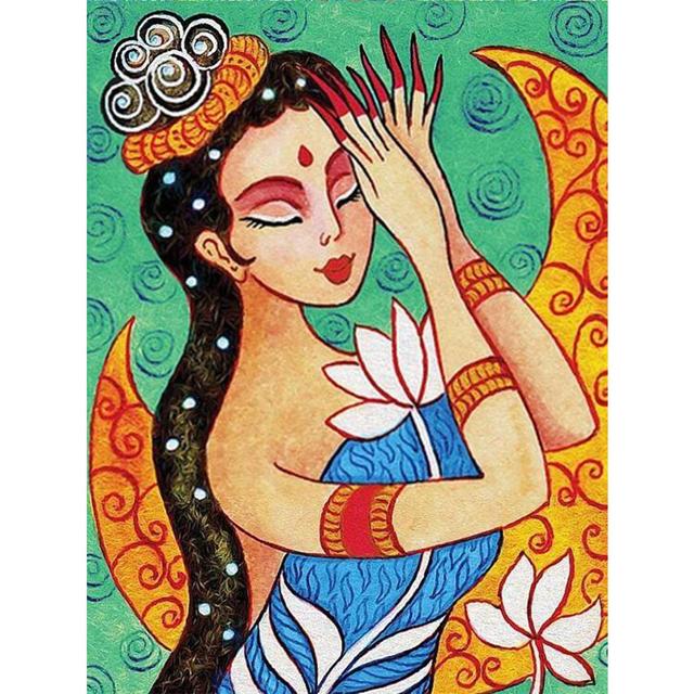 5D DIY Diamond Painting Woman Modern Picture of Rhinestone Diamond Embroidery Sales Cross Stitch Mosaic Wall Home Decor