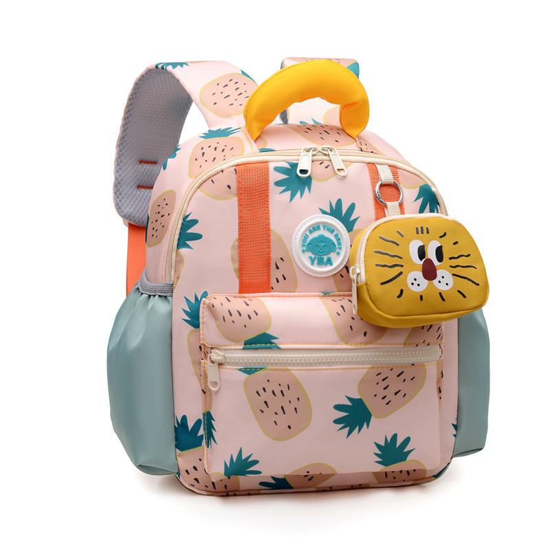 Fun And Trendy Childrens School Backpack With Breathable Design Available In Multiple Sizes And Fruit Colors Inspired