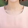 2025 Summer Short-Sleeve Chiffon Blouse for Middle-Aged and Elderly Women - Fashionable Printed T-Shirt Top