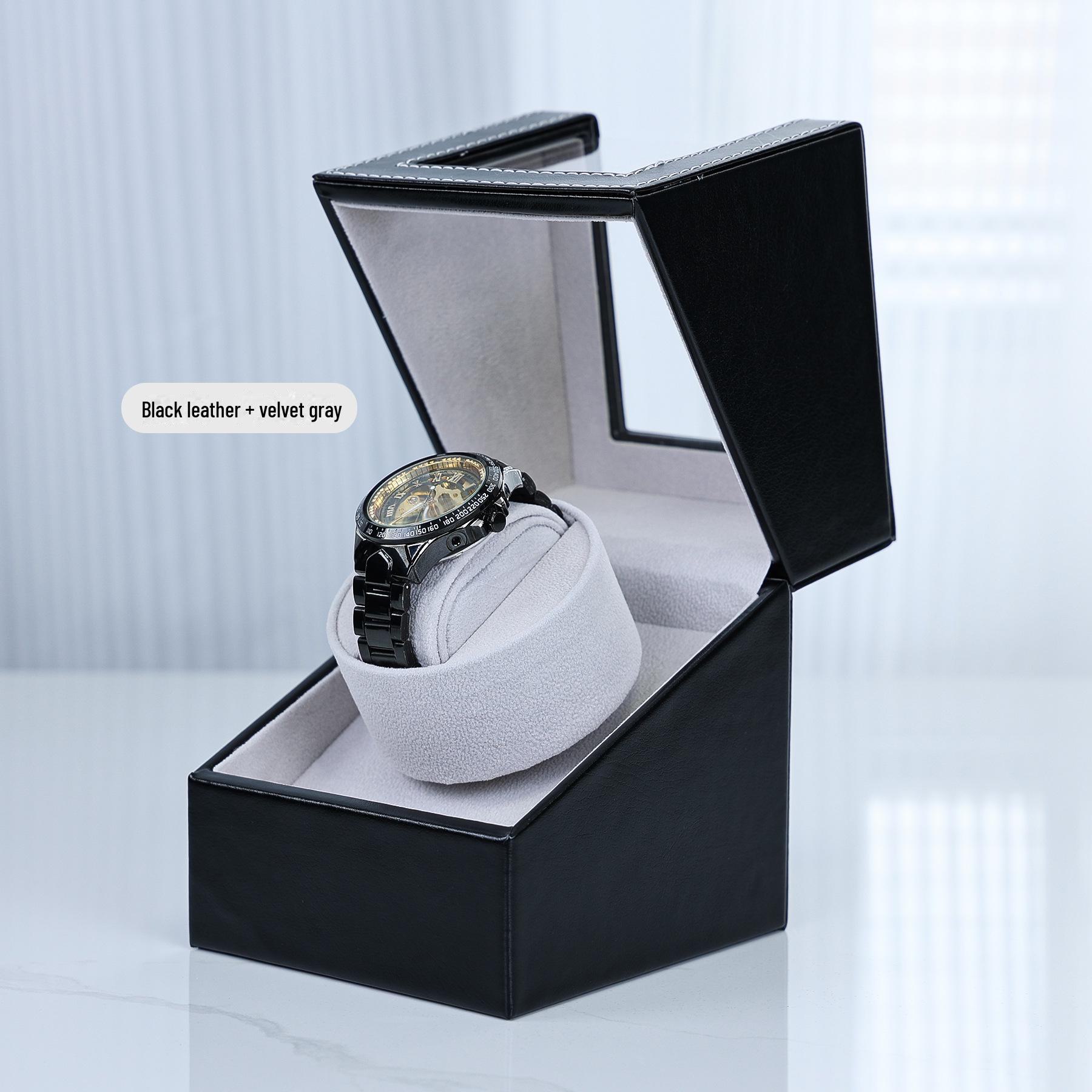 

Автоматический механический заводчик часов Delais: Бесшумная, антимагнитная коробка из искусственной кожи с электродвигателем