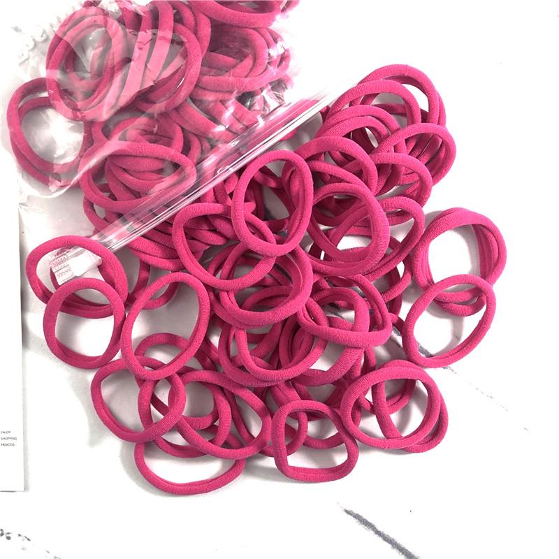 20/50 STÜCKE/Set Haargummis für Frauen Mädchen Basic Haargummis Seile 4cm Einfaches Elastisches Stirnband Haarschmuck Pferdeschwanzhalter