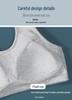 Women's Cotton Vest-Style Bra for Middle-Aged & Elderly: Lightweight Summer T-Shirt Underwear