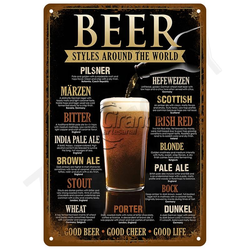Retro Tin Sign Vintage Metal Signs Plates Posters House Interior Bathroom Wall Art Mural Aesthetic Room Home Decor Decorations