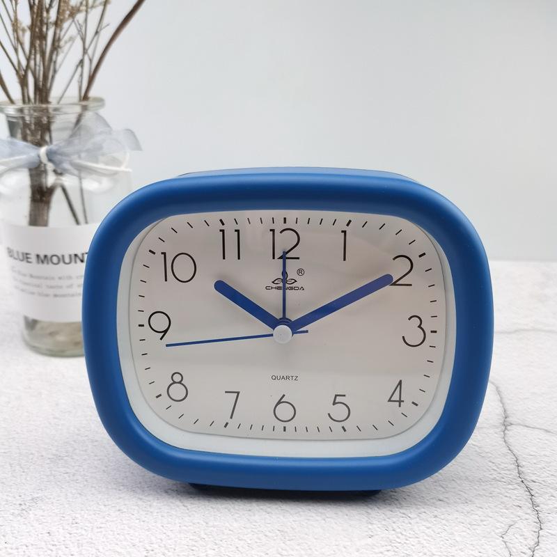 Simple Matte Clock Children's Bedside Clock Dripping Alarm Clock Color Life Sales Clock A111 Gray