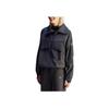 Adidas X Stella McCartney Solid Color Stand Collar Half Zip Loose Long Sleeve Jacket Women jackets Black JG1066