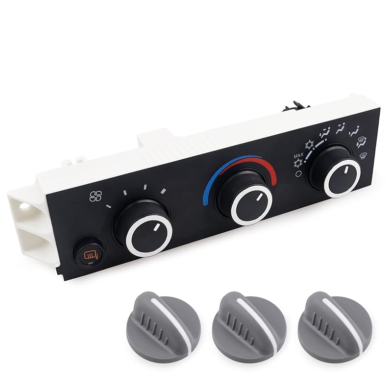 599-217 Heater A/C Control Switch,Front Climate Control Module Compatible With 1996- Chevrolet Express 1500 2500 3500, Chevy C4500 C5500 C6500,1996-