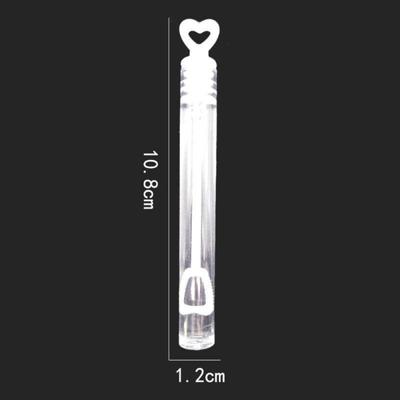 1~10PCS 10-Love Heart Bubble Wand Tube Bubble Soap Bottle Wedding Birthday Festival Party Decoration Outdoor Toy Wedding Gifts