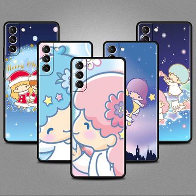 LittleTwinStars Niedliche Hülle für Samsung Galaxy S20 S22 S21 FE S10 S9 Plus S8 Note 20 Ultra 10 Plus Weiche Handyhülle