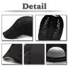 Hunting Mesh Cap Logo Hat Running Sports Lightweight Quick Drying CA500 [White Fang] Men's (Black)
