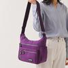 Moda casual náilon pano saco do mensageiro para as mulheres sacos de ombro multi camada feminina crossbody sacos à prova dwaterproof água mãe bolsa