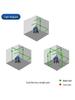 High-Precision Auto-Leveling Laser Level with Strong Light and Thin Line, Outdoor Visible.