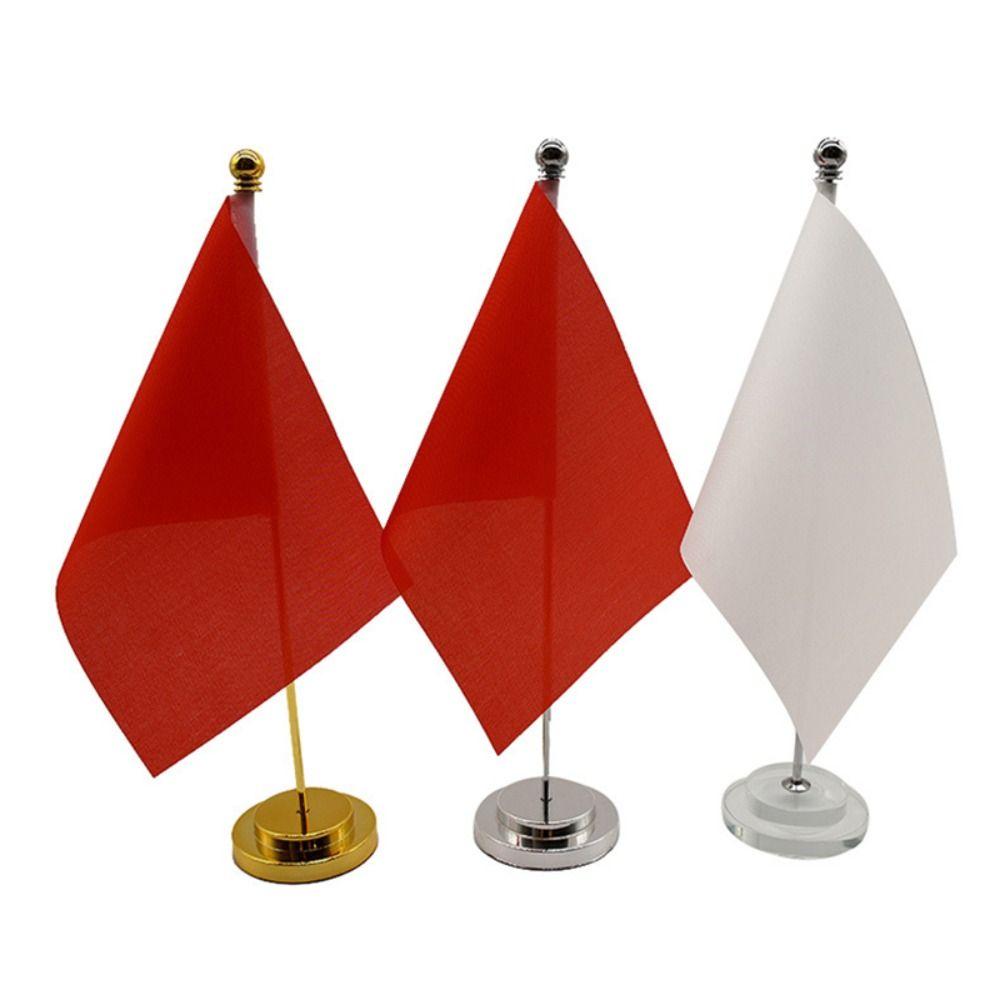 Nail-Free Desktop Flag Holder Stable Base Flagpole High Quality Table Flag Pole Meeting Room