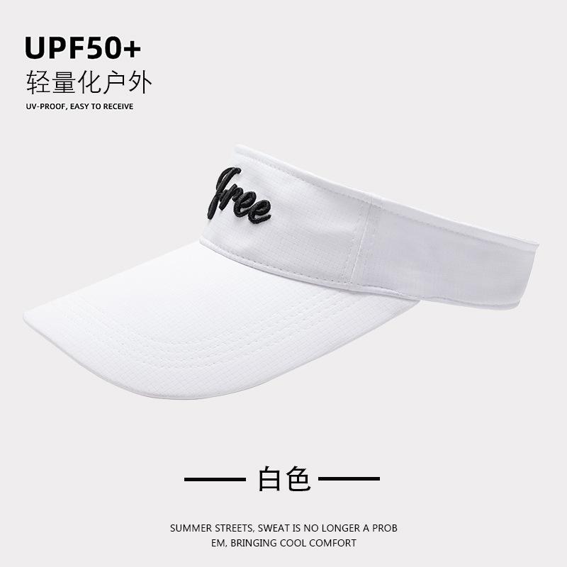 Sun Protection Cap with Enlarged Brim Sun Protection UV Protection Empty Top Outdoor Sports Sunshade Summer Empty Top Hat