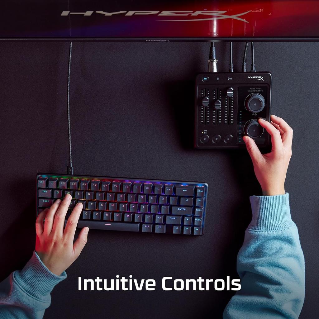 HyperX Audio Mixer Audio Audio USB 73C12AA Interface, 3-Channel Input, Connection, Streaming, [Used]
