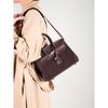 Platinum Bag Swift Leather and Suede 25/30CM Double Shoulder Strap Women's Bag Single Shoulder Messenger Versatile Fashion Handbag Bag