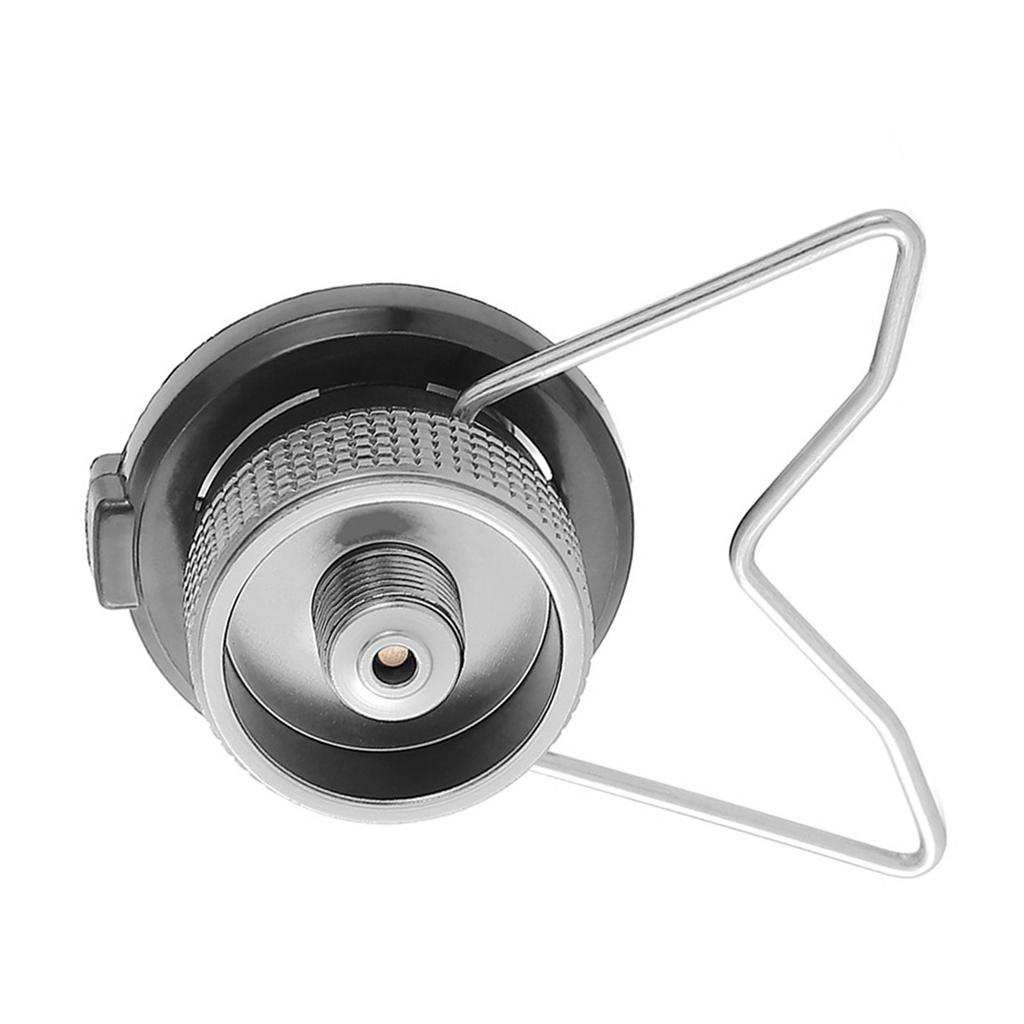 Portable Gas Conversion Tool Quick and Reliable Tool for Outdoor Activities Aluminum Alloy Lockable Gas Convert Adapter