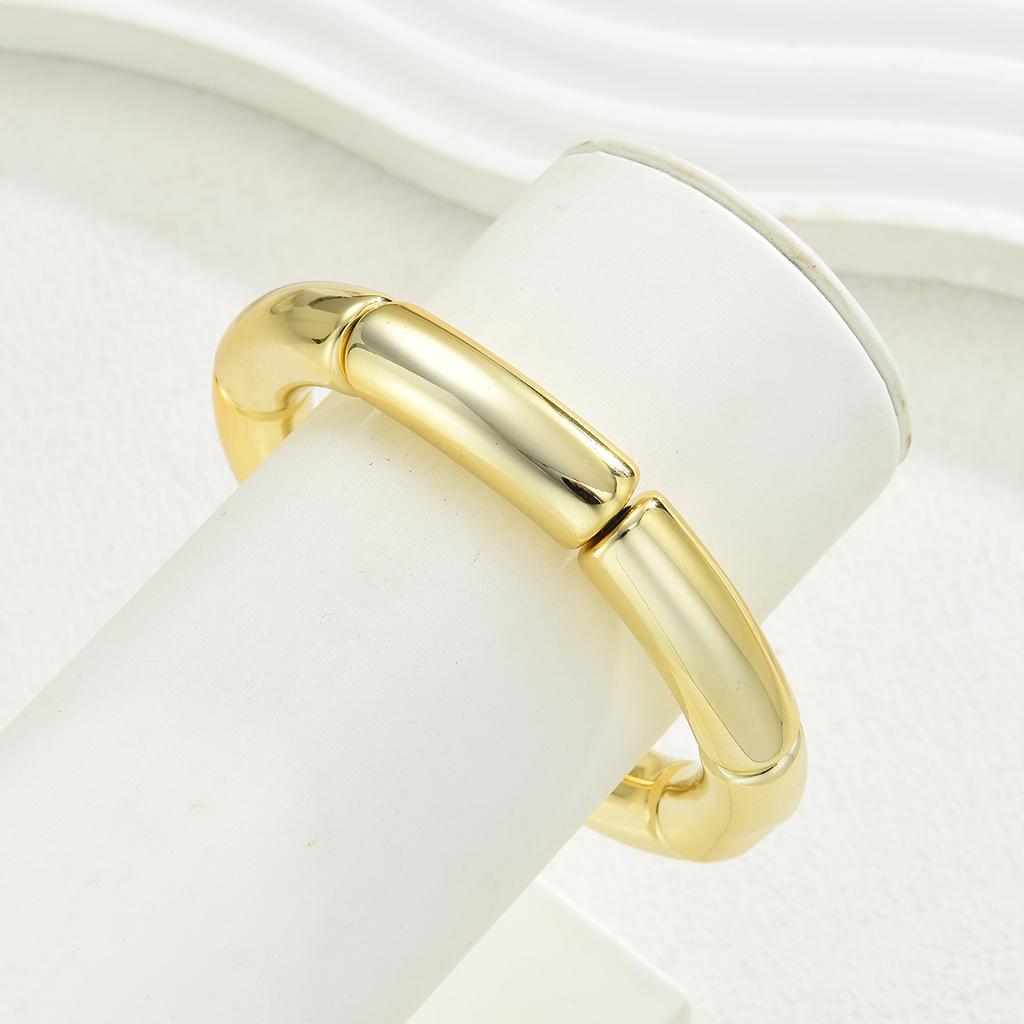 17KM Fashion Bamboo Joint Bangle Jewelry Women Trendy Shiny Daily Party Accessory Decorative Gift For Her