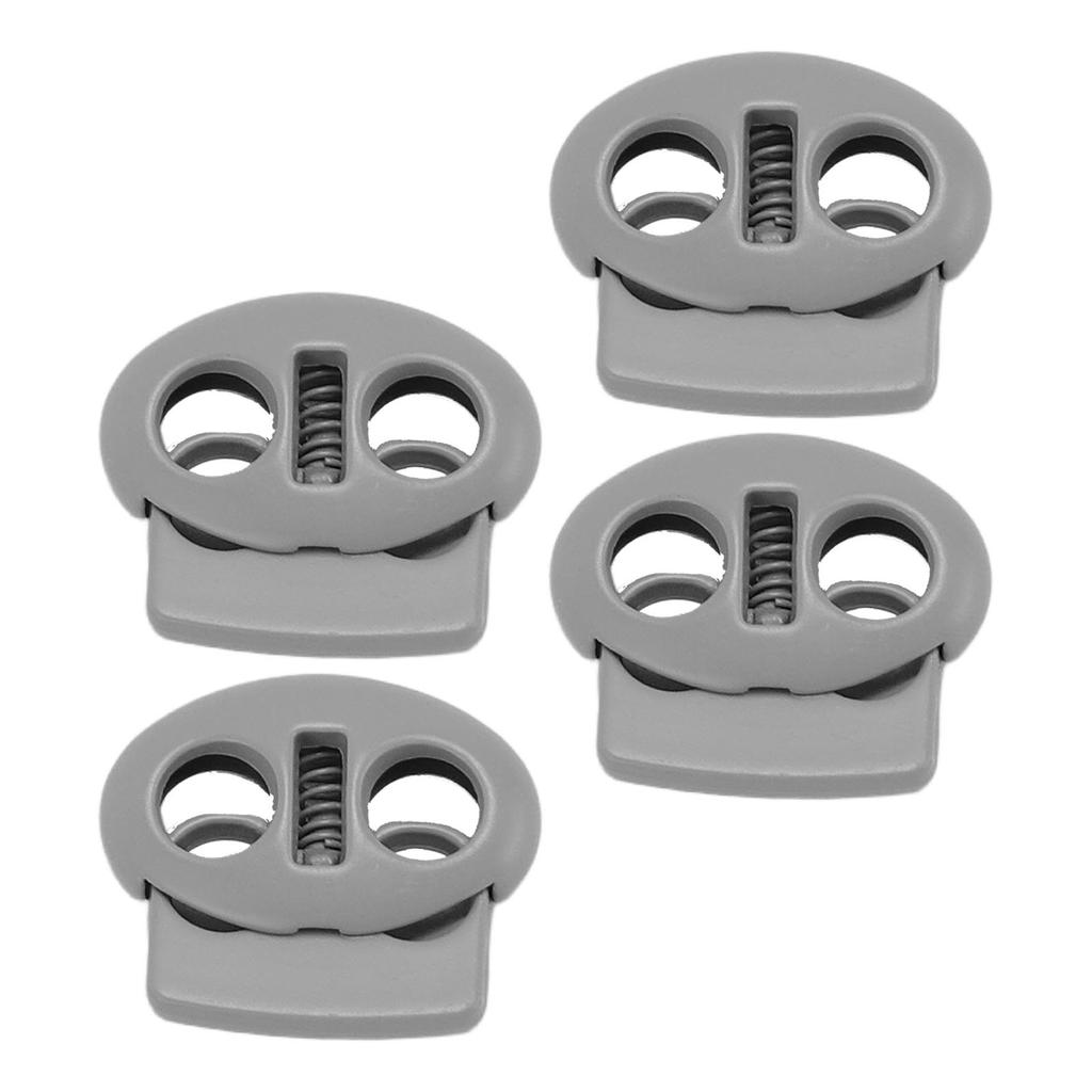 30Pcs Spring Cord Lock Zinc Alloy Durable Multipurpose Spring Toggle Stopper Fastener for Drawstrings Bag Replacement