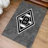 1 Stück Borussia Mönchengladbach Logo Teppich - Weich, Waschbar, Rutschfest für Innenbereich, Bürostühle, Wohnzimmer, Heimbüro, Dekorativer Teppich