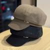 Retro Simple Fashionable Versatile Octagonal Hat for Women Autumn and Winter Painter Hat Newsboy Hat Small Face