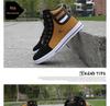 Men's Spring High-Top Korean Style Trendy White Sneakers for Students and Casual Sports