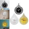 Wall Clock, Digital Clock Pendulum Silent, Hanging Decorations for Living Room Bedroom Eid