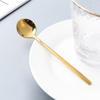 Gold Small Ice Cream Sugar Soup Tableware Dessert Spoon Stirring Spoon Coffee Spoon Teaspoon