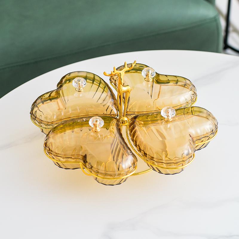 Plastic Fruit Bowl Snack Tray Dried Fruit Plate Candy Box Food Storage Box Fruit Plate Dried Fruit Boxes Dessert Plates Dishes