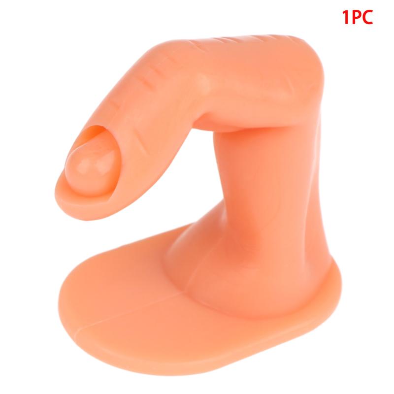 1/5/10Pcs Fake Practice Finger Mannequin With Or Without Nail Reusable Nail Art Training Tool For Nail Salon Beginner Learning