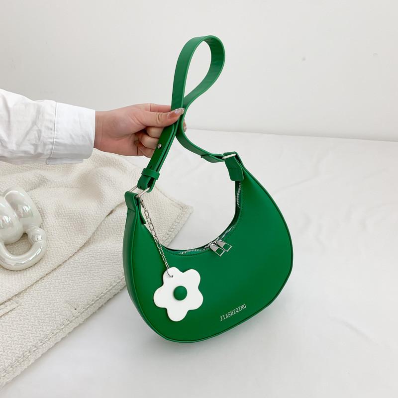 Stylish Chic Casual Pu Crescent Bag For Women With Unique Design In Trendy Colors