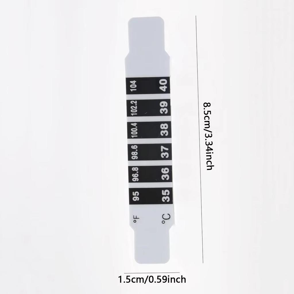 10/20Pcs frunte cap bandă termometru apă lapte termometru febră corp bebeluș copil copil test temperatura autocolant îngrijire bebeluș