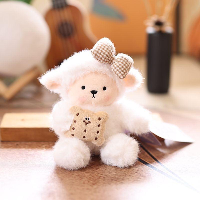 Cute Animal Plush Toy For Bags And Car Accessories With Short Plush Fabric