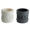Yousheng Mini Roman Column Planter, Vintage Embossed Flower Pot, Small Greek Pillar Shaped Plant Container for Indoor Outdoor, Home Garden Decor