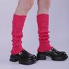 Harajuku Y2K Women Leg Warmer Distressed Ripped Ribbed Knit Stretchy Long Socks