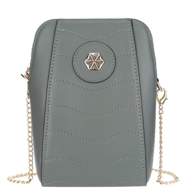 E New Mobile Phone Bag Female, Multi-color Large-capacity Shoulder Bag Fashionable Zipper Oblique Span Bag Female