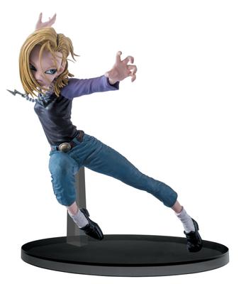 BANPRESTO Dragon Ball Super SCultures BIG Zokei Tenkaichi Budokai 6 No. 3 No. 18 Regular Color Prize