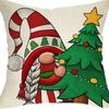 New Christmas Pillow Cover, Deer Snow Festival Decoration, Home Sofa, Living Room Pillow, Cushion Cover