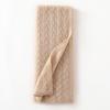 Cashmere Cable Knit Women's Scarf: High-End, Warm, Spring Fashion