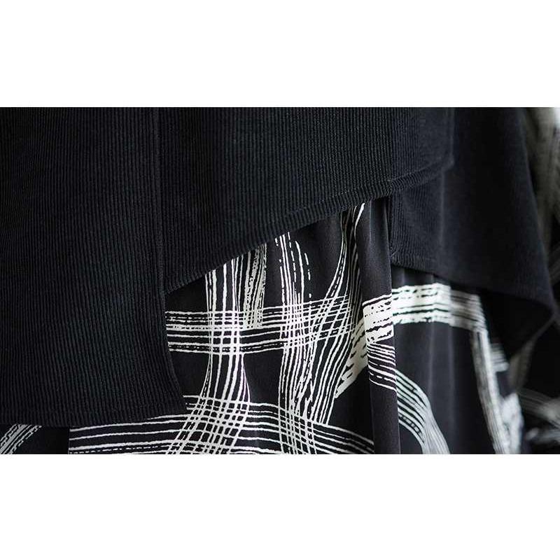 Fashion Personalized Printed Casual Niche Design Sense Temperament Dresses