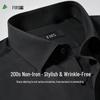 FIRS Men's 100% Cotton Long Sleeve Business Casual Shirt