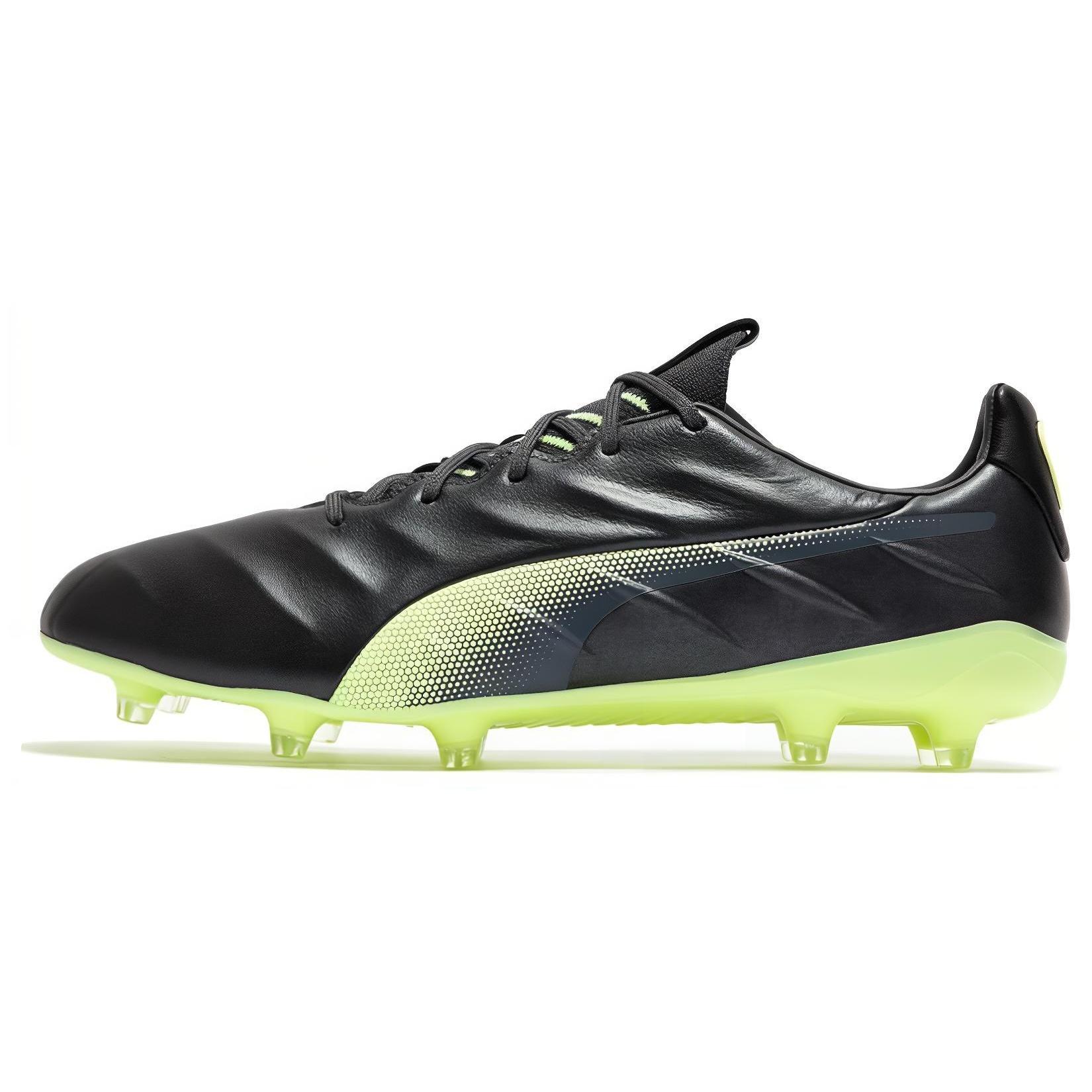 PUMA King Platinum 21 FG Black Green Men s 106478-05 EU 42