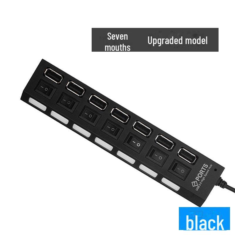 USB Multi-Port Hub for Laptop: Splitter for USB Disk, Mouse, Keyboard, Printer, and More.