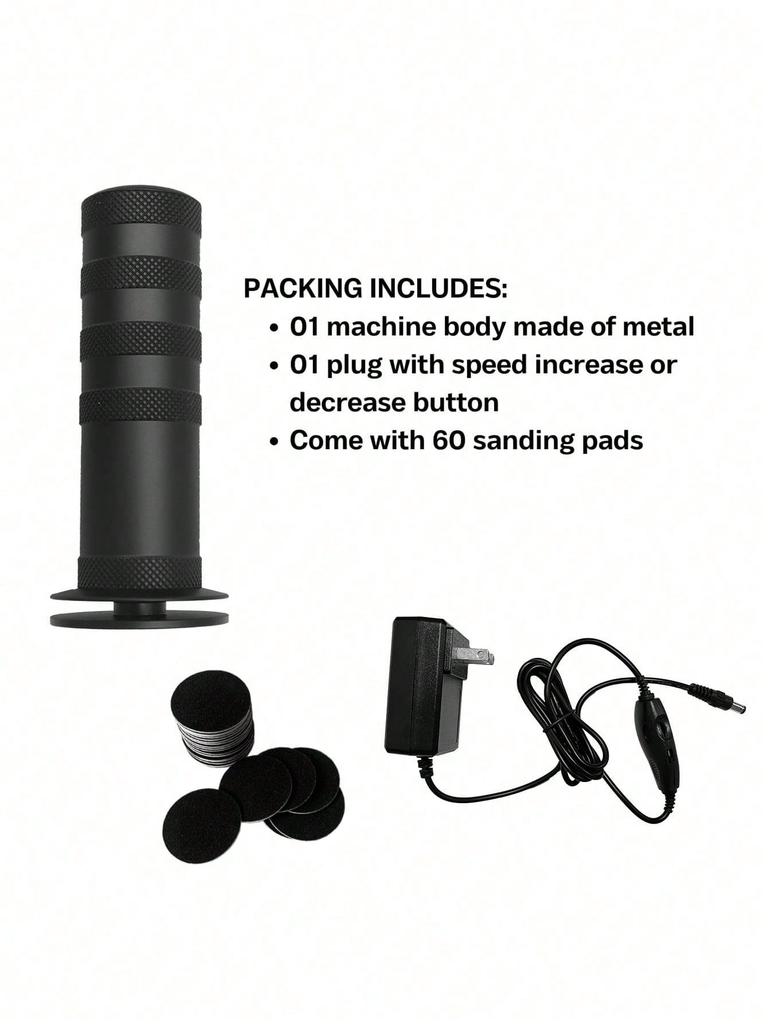 Electric foot grinder, new pedicure plug, automatically removes dead skin, removes calluses from the feet, with 60 grinding disc