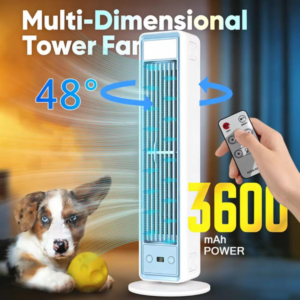 Ventilatore Condizionatore d'Aria Multidimensionale Silenzioso Senza Pale Raffrescatore d'Aria Silenzioso Umidificatore Montabile a Parete