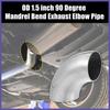 OD 1.5" 90 Degree Mandrel Bend Elbow Stainless Steel Bend Exhaust Tube